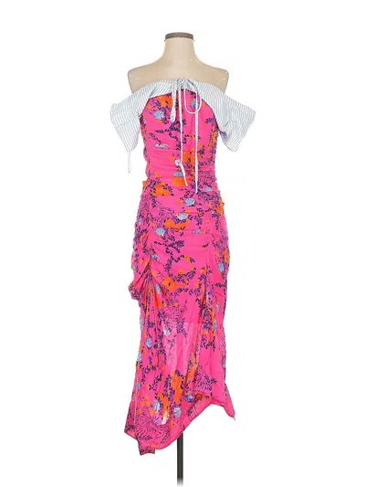 Pre-owned Tanya Taylor Cocktail Dress In Pink