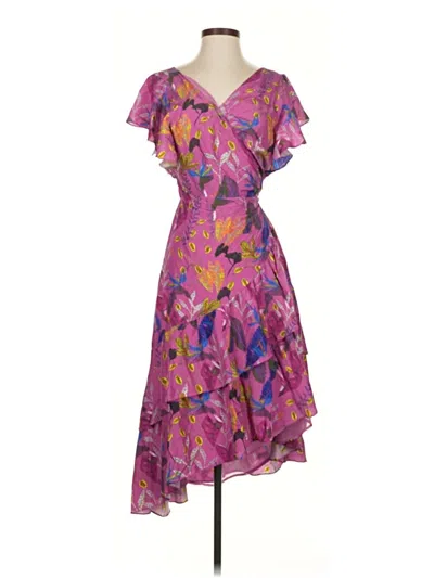 Pre-owned Tanya Taylor Cocktail Dress In Purple