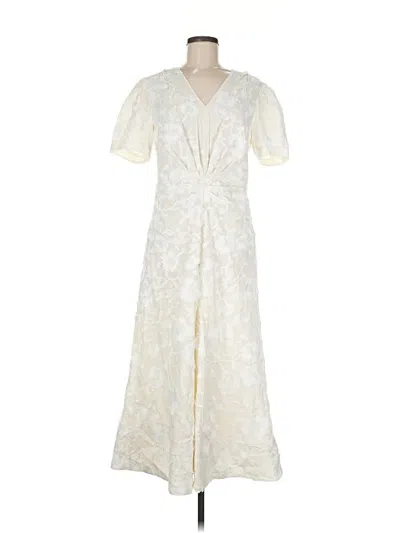 Pre-owned Tanya Taylor Cocktail Dress In White