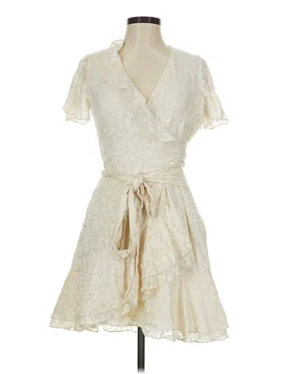 Pre-owned Tanya Taylor Cocktail Dress In White