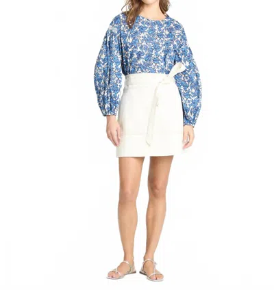 Tanya Taylor Courtney Skirt In Chalk In White