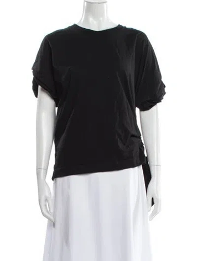 Pre-owned Tanya Taylor Crew Neck Short Sleeve T-shirt In Black