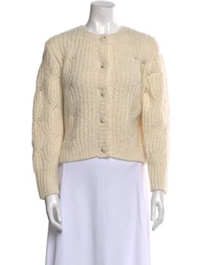 Pre-owned Tanya Taylor Crew Neck Sweater In Neutral