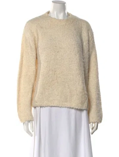Pre-owned Tanya Taylor Crew Neck Sweater In Neutral