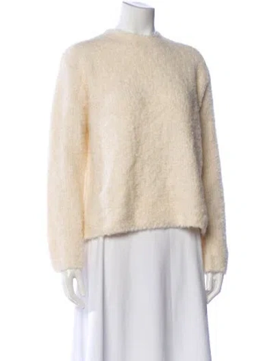 Pre-owned Tanya Taylor Crew Neck Sweater In Neutral