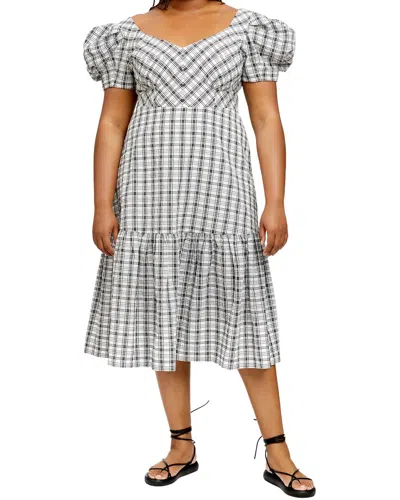 Tanya Taylor Danielle Midi Dress In Multi