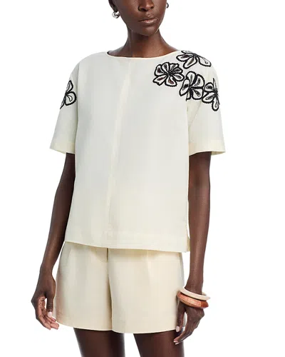 Tanya Taylor Eden Top In White