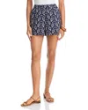Tanya Taylor Fallon Pull On Shorts In Blue