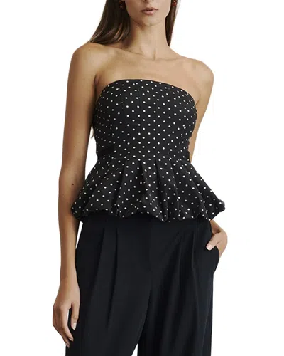 Tanya Taylor Farah Top In Black