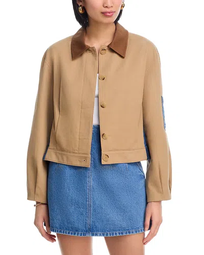 Tanya Taylor Gabe Jacket In Brown