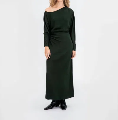 Tanya Taylor Georgie Dress In Forest Green