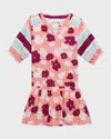 Tanya Taylor Girl's Evelyn Mixed Prints Dress