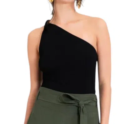 Tanya Taylor Giselle Top In Black