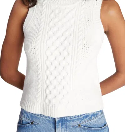 Tanya Taylor Women's Heath Knit Sleeveless Top In White