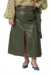 Tanya Taylor Hudson Maxi Skirt - Plus In Olive In Green
