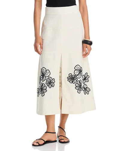 Tanya Taylor Hudson Skirt In Neutral