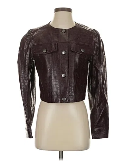 Tanya Taylor Jacket In Burgundy