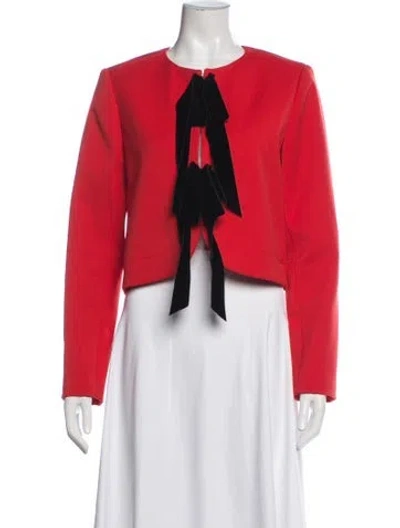 Pre-owned Tanya Taylor Jacket In Red