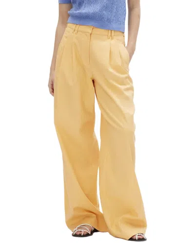Tanya Taylor Jodi Pant In Yellow