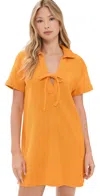 Tanya Taylor Joni Dress Orange Peel In Orange Peel