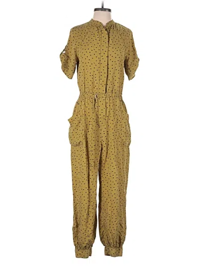 Pre-owned Tanya Taylor Jumpsuit In Gold