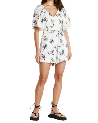 TANYA TAYLOR TANYA TAYLOR KALIE LINEN-BLEND ROMPER