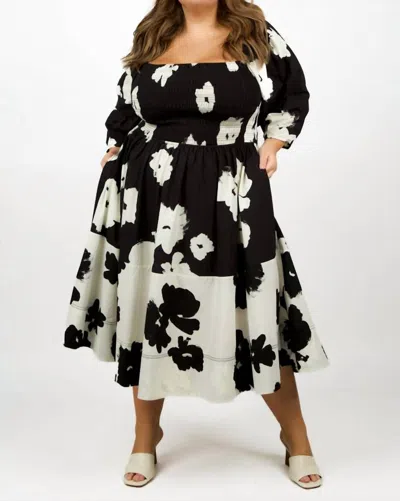 Tanya Taylor Karena Dress In Black/white