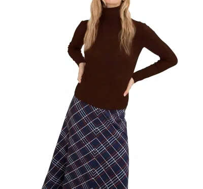 Tanya Taylor Kayden Knit Top In Oxblood In Brown