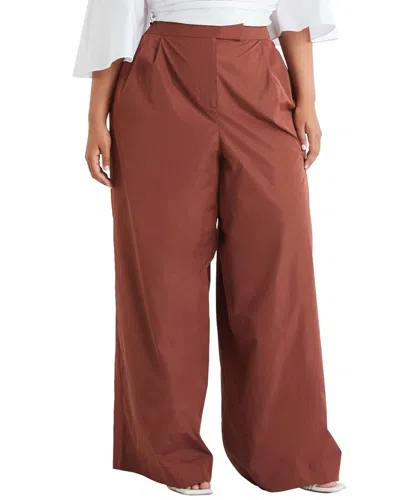 Tanya Taylor Kenia Pant In Brown