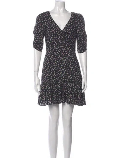 Pre-owned Tanya Taylor Lace Pattern Mini Dress In Multi