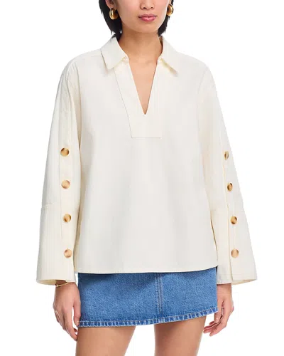 Tanya Taylor Lally Top In Gray