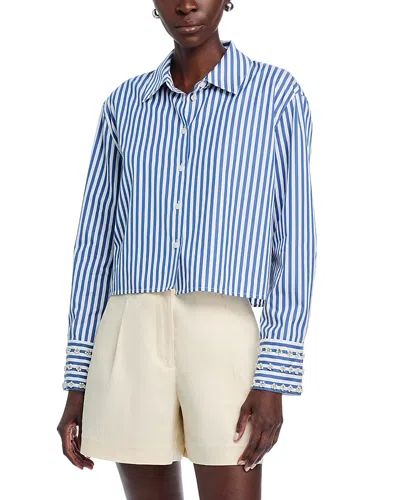 Tanya Taylor Largaux Top In Blue