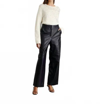 Tanya Taylor Lexia Embellished Alpaca-blend Sweater In White