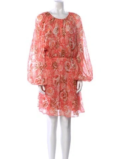 Pre-owned Tanya Taylor Linen Mini Dress In Multi