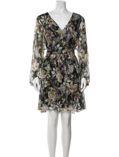 Pre-owned Tanya Taylor Linen Mini Dress W/ Tags In Blue