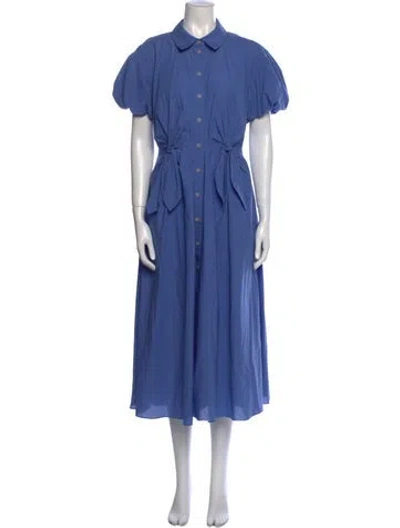 Pre-owned Tanya Taylor Long Dress In Blue