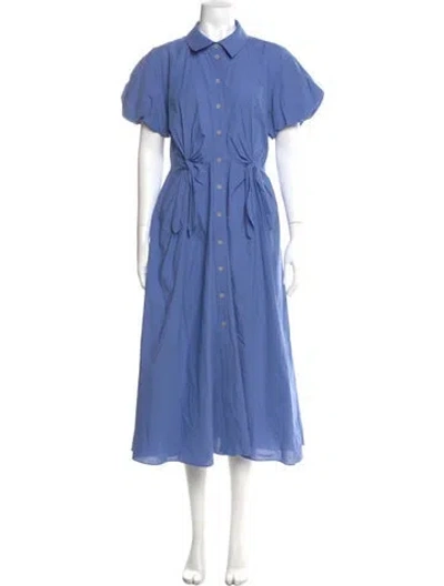 Pre-owned Tanya Taylor Long Dress In Blue