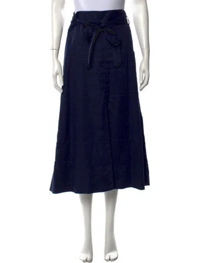 Pre-owned Tanya Taylor Long Skirt In Blue