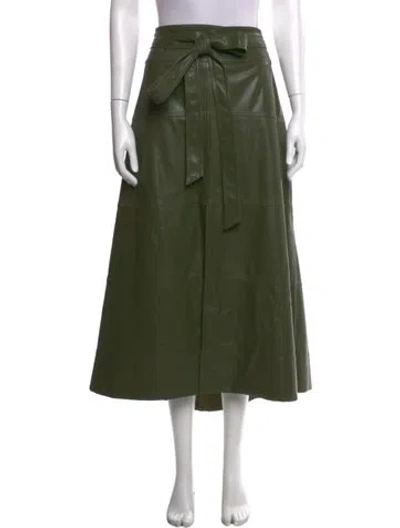 Pre-owned Tanya Taylor Long Skirt In Green