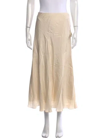 Pre-owned Tanya Taylor Long Skirt In Neutrals