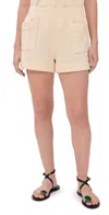 Tanya Taylor Mare Shorts Cream In Cream