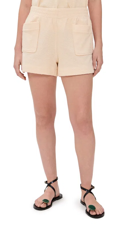 Tanya Taylor Mare Shorts Cream
