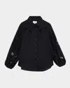 Tanya Taylor Marina Embroidered Button-front Top