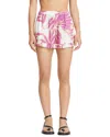 Tanya Taylor Marley Ruffled Shorts In Multi