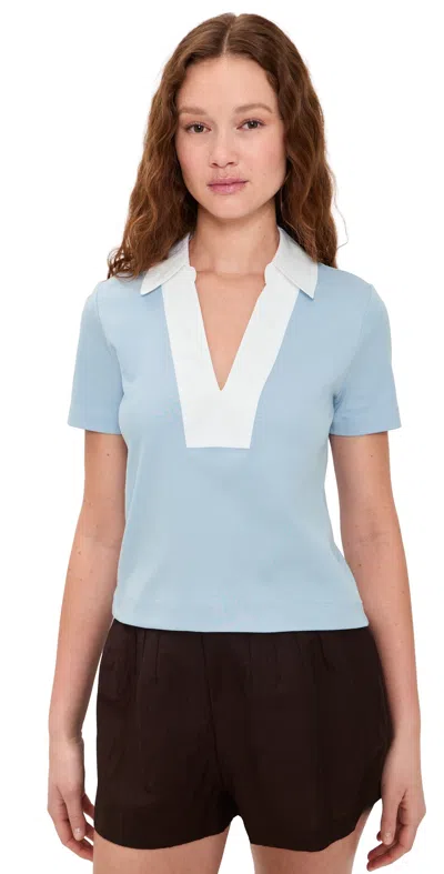 Tanya Taylor Melanie Top Powder Blue