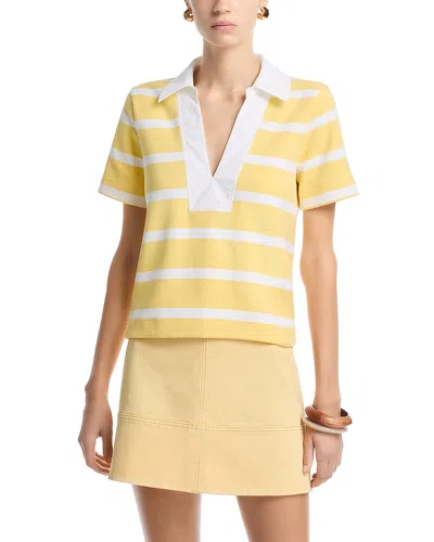 Tanya Taylor Melanie Top In Yellow