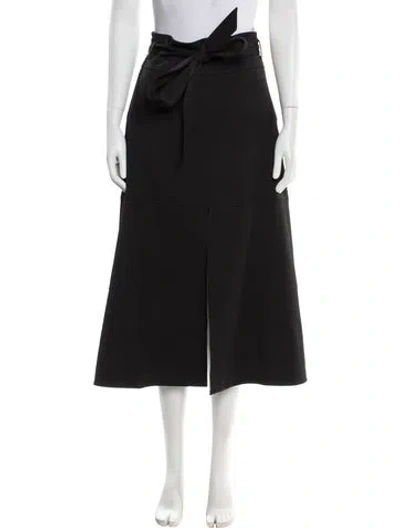 Pre-owned Tanya Taylor Midi Length Skirt In Black