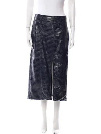 Pre-owned Tanya Taylor Midi Length Skirt In Blue