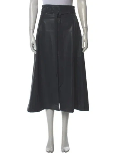 Pre-owned Tanya Taylor Midi Length Skirt In Gray
