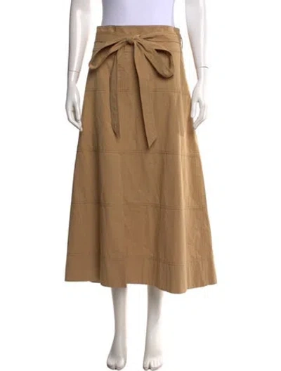 Pre-owned Tanya Taylor Midi Length Skirt In Neutral